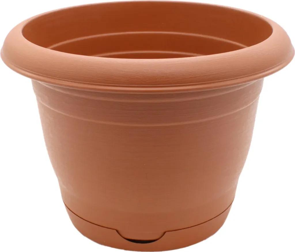Kunststoff-Blumentopf – 1,5 L – Farbe Terra